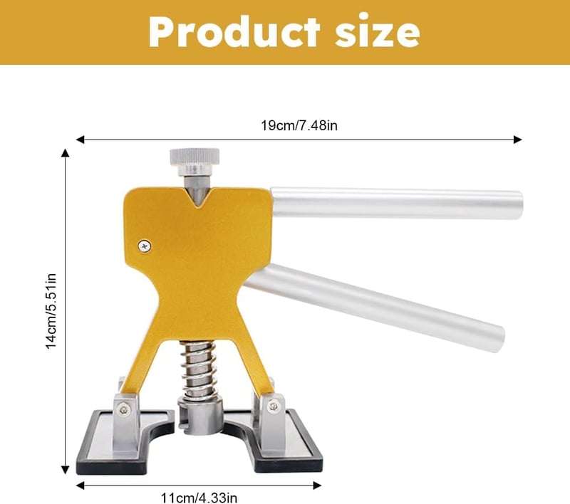 Laluky Autó Karosszéria Dent Puller Kit 18 részes Dent Lifter Szívócsészés Javítás