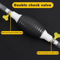 Laluky Szifon Pumpa Benzin Dízel Olaj Átviteli Kézi Szivattyú 1M PVC Csővel 3