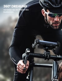Držiak na mobil na motorku a bicykel Lamicall s rýchloupínaním, univerzálny držiak na smartfón na motocykel a bicykel 3