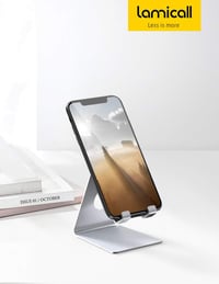 Lamicall univerzális telefontartó állvány ezüst - iPhone Samsung HUAWEI kompatibilis - -Silver 7
