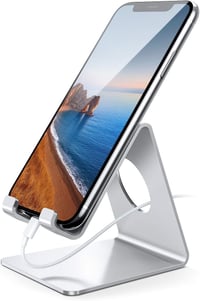Lamicall univerzális telefontartó állvány ezüst - iPhone Samsung HUAWEI kompatibilis - -Silver 1