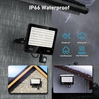LAMLAMCK 100W LED Kültéri Reflektor Mozgásérzékelővel, 10000 Lm, IP66 Vízálló 4