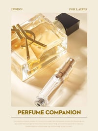 Recipient mini pentru parfum Lammcou, pulverizator portabil reîncărcabil, 5 ml, roz 3