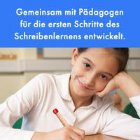 Plniace pero Lamy ABC s červeným lešteným oceľovým hrotom v danej šírke stopy 6