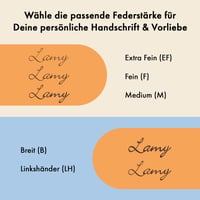 Plniace pero Lamy AL-star Cosmic s hrotom z leštenej ocele, šírka stopy F 4