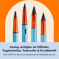 Stylus Lamy AL-Star EMR Denim (hrot PC/EL) s funkčným tlačidlom 8