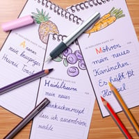 Stilou Lamy Nexx Blue pentru stângaci cu peniță din oțel (LH) și lățime de scriere M 2