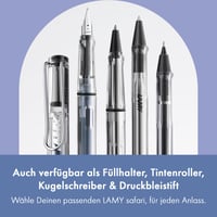 Roller cu cerneală lichidă Lamy Safari Vista, cu patron, grosime scriere M 5