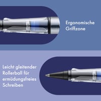 Roller cu cerneală lichidă Lamy Safari Vista, cu patron, grosime scriere M 2