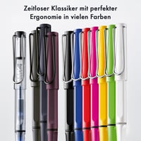 Lamy Safari Roll-Ink tintapatronos rollertoll M hegyvastagság - fehér 6