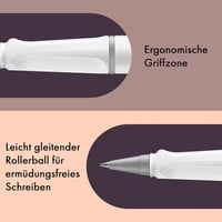 Lamy Safari Roll-Ink tintapatronos rollertoll M hegyvastagság - fehér 2