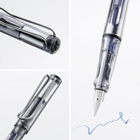 Lamy Safari Vista töltőtoll - F hegyméret, átlátszó - kék T10 patronnal 2