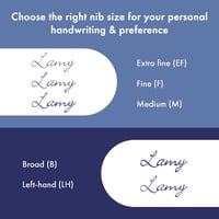 Lamy Safari Vista töltőtoll - F hegyméret, átlátszó - kék T10 patronnal 5
