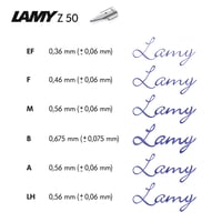 Náhradný hrot Lamy Z 50, 888 – chrómovaná nehrdzavejúca oceľ, hrot veľkosti M, strieborný, 1 ks 2