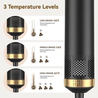 Lanboo 5 az 1-ben Airstyler szett 1000W - Hajszárító, Göndörítő, Egyenesítő 6