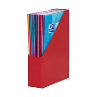 LANDRÉ Biblioraft A4 Stabil din Carton, 7 cm Lățime, Roșu, Set de 5 bucăți 5