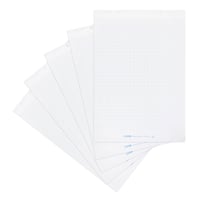 LANDRÉ Flipchart papier štvorčekový 20 listov/blok 6 dier 5 blokov/balenie 1