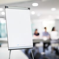 LANDRÉ Flipchart papier štvorčekový 20 listov/blok 6 dier 5 blokov/balenie 5