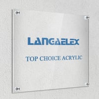 Langaelex Akril üveg lap 3mm A3 méret átlátszó lézervágáshoz és kézműves projektekhez 6
