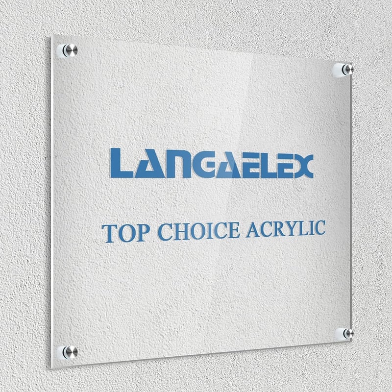 Langaelex Akril üveg lap 3mm A3 méret átlátszó lézervágáshoz és kézműves projektekhez