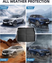 LANGBEAN csomagtértálca Renault Austral E Tech Hybrid 2023 2024 2025 2026 hátsó TPE csúszásmentes vízálló magas peremmel 5