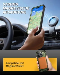 Lanhiem iPhone 16 Pro Max ütésálló tok 360° gyűrűs állvánnyal, 2 db fóliával - zöld 4