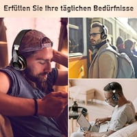 Lankey Sound Bluetooth fejhallgató 6 EQ móddal, 65 óra akkumulátor, HD mikrofon, FM, SD/TF 6