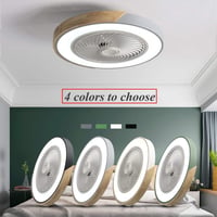 LANMOU Modern Mennyezeti Ventilátor Lámpával, Távirányítós LED Dimmelhető Szürke 9