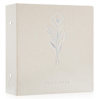 Lanpn fotoalbum za fotografije 11x15 i 11,5x15 cm, veliki album s navlakama za 600 fotografija, platneni uvez, za okomite i vodoravne slike, bež 1