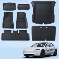 LANTU Tesla Model 3 2024-2026 gumiszőnyeg szett 8 részes TPE vízálló 1