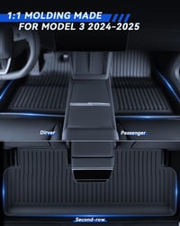 LANTU Tesla Model 3 2024-2026 gumiszőnyeg szett 8 részes TPE vízálló 2