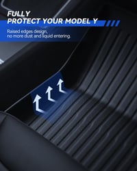 LANTU Tesla Model Y 2025-2026 gumiszőnyeg szett 6 részes TPE vízálló 4