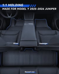 LANTU Tesla Model Y 2025-2026 gumiszőnyeg szett 6 részes TPE vízálló 2