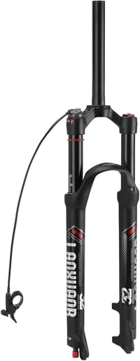 LANXUANR 27.5 Colos Magnesium Teleszkóp Kerékpár Villa 100mm Levegős Felfüggesztés 1