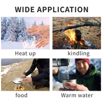 Tablete de combustibil solid LANXUANR pentru aprinderea focului, șemineu, grătar, sobă pe lemne, camping, foc de tabără, pentru uz interior și exterior, 16 buc x 15g 6