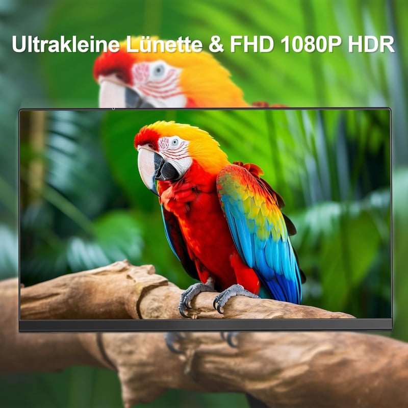 Laptomo 15.6" hordozható monitor 1080P FHD IPS kijelző USB-C HDMI - 15.6'' Portable Monitor