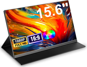 Prenosný 15,6" IPS monitor Laptomo so vstavanými reproduktormi, USB-C & HDMI, 1080P FHD