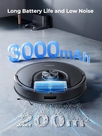 Laresar Mars01 Robotporszívó Feltörlő Funkcióval - 5000Pa Szívóerő, LIDAR Navigáció, Okos Térképezés, 3 Órás Üzemidő, 250ml Víztartály, Kisá 7