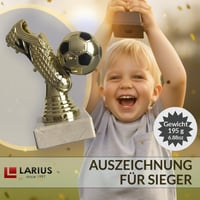 Larius Zlatá kopačka futbalová trofej pohár cena pre najlepšieho strelca uznanie bez nápisu 2