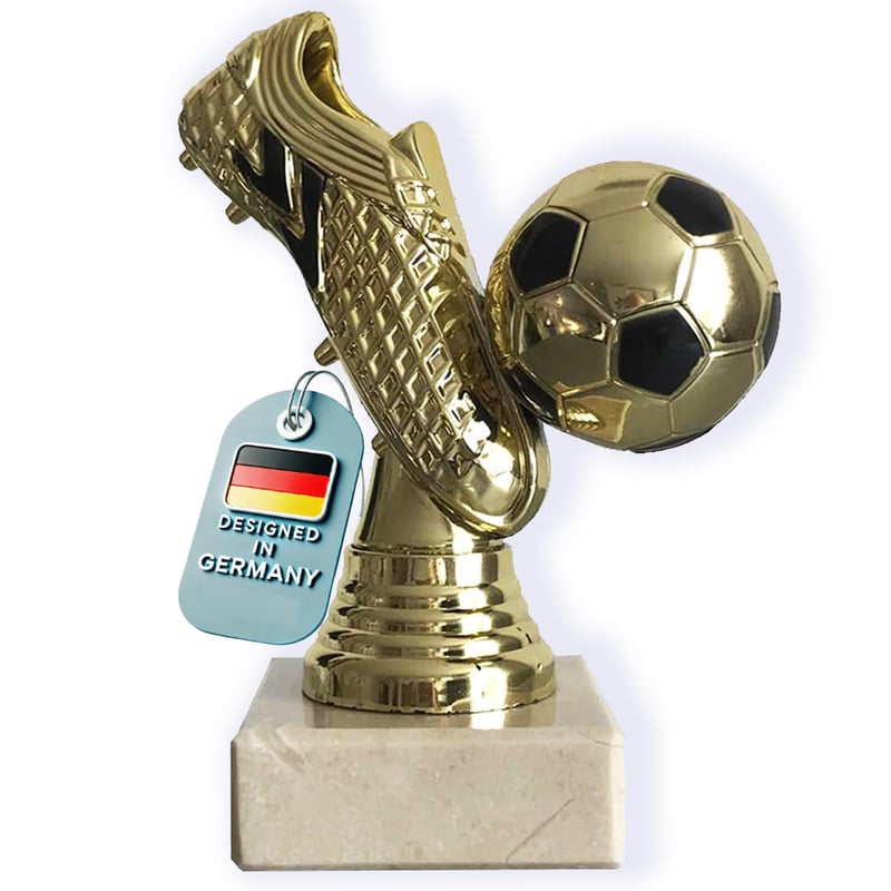 Larius Zlatá kopačka futbalová trofej pohár cena pre najlepšieho strelca uznanie bez nápisu