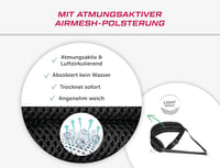 LASALINE Kutyahám Canicross Skijöring Kutyasporthoz Fekete 5