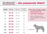 LASALINE Kutyahám X-Back Canicross Bikejoring Szánhúzás Fekete-Világoskék 9
