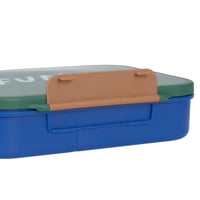 Detský desiatový box Lässig Little Gang Rainbow – bez BPA, s odnímateľnou priehradkou, zelený, 1 liter, 21x17x5 cm 3