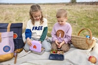 Lässig Little Gang Smile Navy dječja kutija za užinu od nehrđajućeg čelika 5