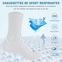 LATRAT 10 pár férfi zokni szagtalan sport ősz tél csomag 3