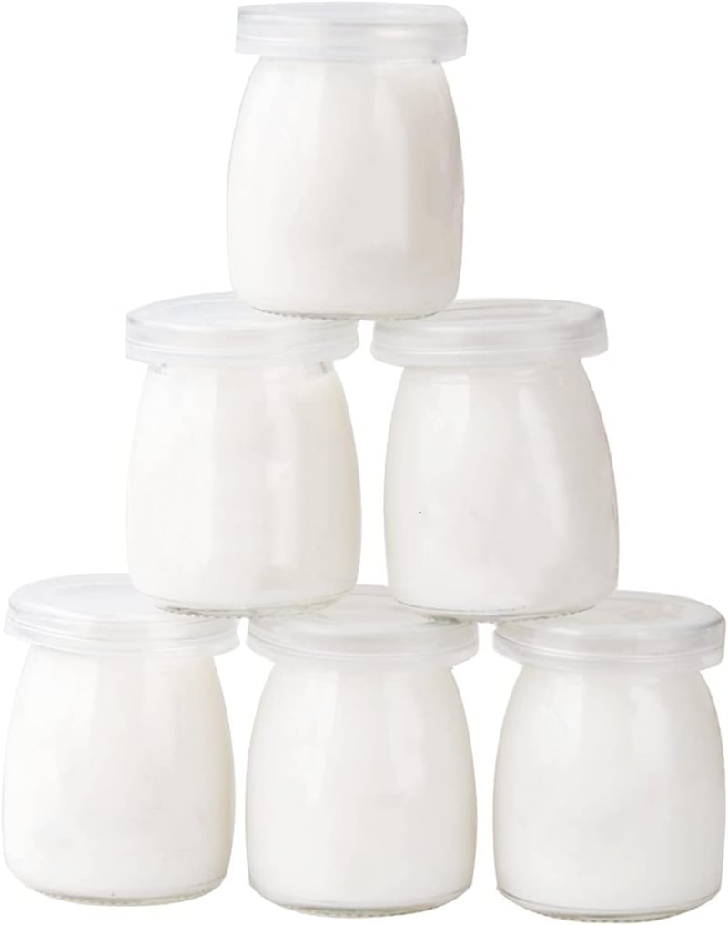 LATRAT Joghurt Üveg Fedővel 150ml Puding Desszert Pohár