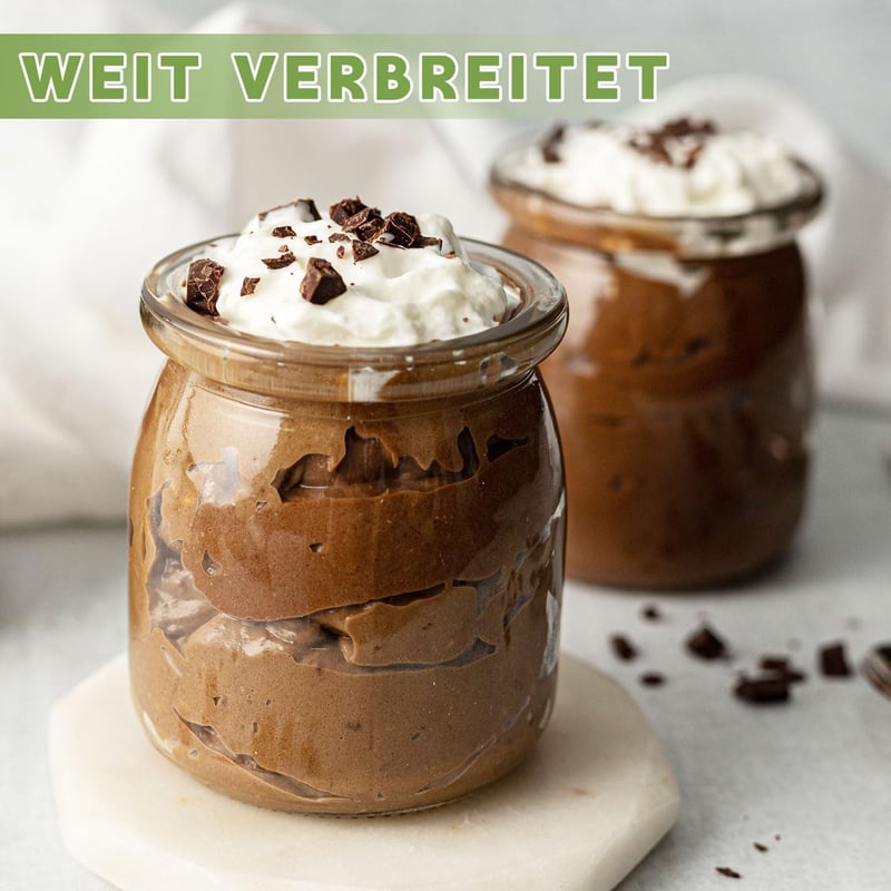 LATRAT Joghurt Üveg Fedővel 150ml Puding Desszert Pohár