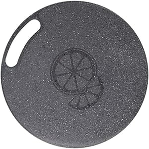 Tocător rotund LATRAT cu aspect de marmură - gri - 31 cm