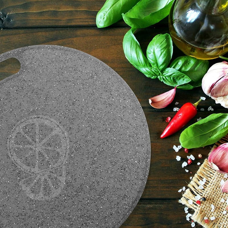 LATRAT Kerek Vágódeszka Márvány Mintás 31 cm Konyhakiegészítés