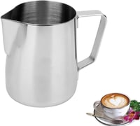 LATRAT rozsdamentes acélból készült tejkiöntő 350ml cappuccino és latte készítéshez 1